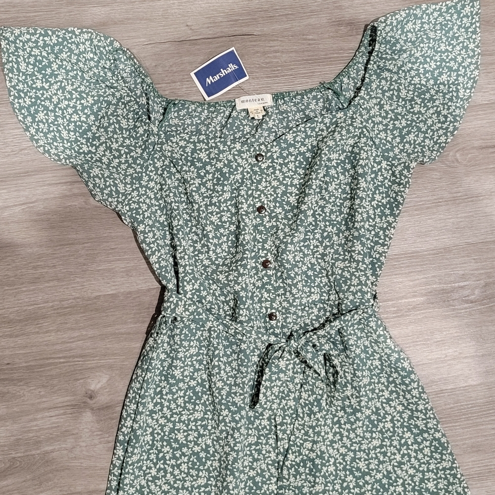Floral summer midi dress